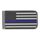 Thin Blue Line Flag Money Clip