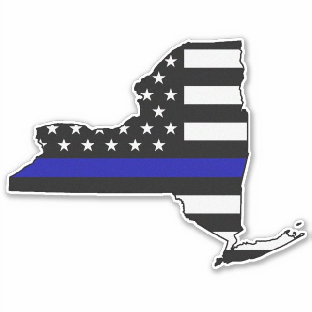 Thin Blue Line Flag New York (Front)