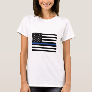 Thin Blue Line Flag T-Shirt