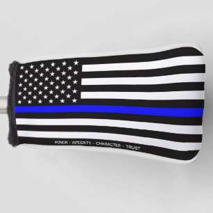 Thin Blue Line Flag (United States) Golf Head Cover