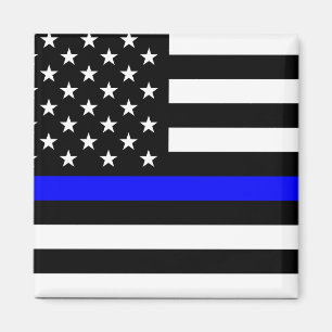 Thin Blue Line Flag (United States) Magnet
