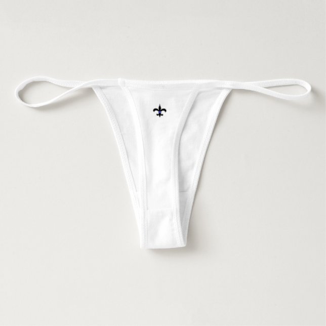 Thin Blue Line Fleur De Lis Thong Underwear Police