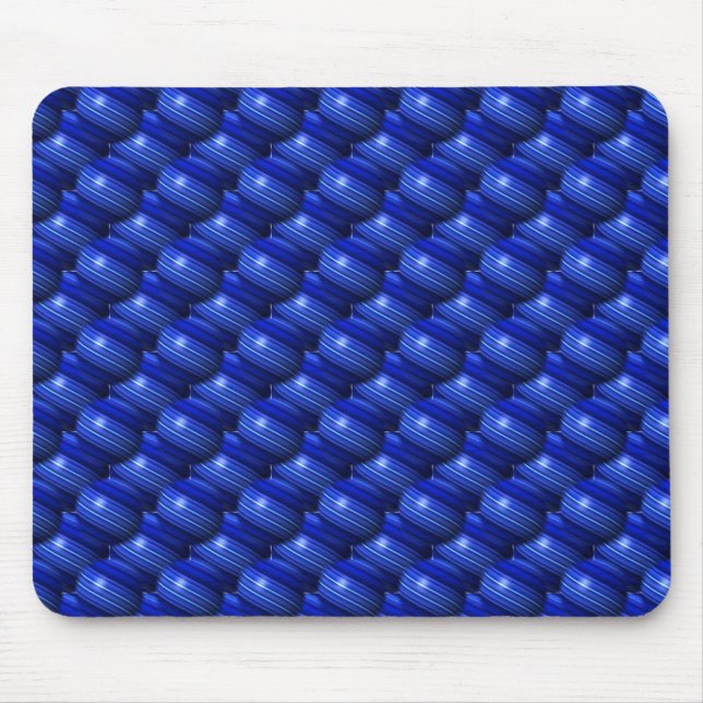 Thin Blue Line Globes Mouse Mat (Front)