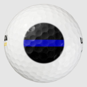 Thin Blue Line. Golf Balls