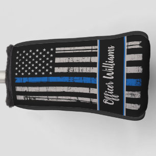Thin Blue Line Golf - Police Gift - Police Officer Head Cover