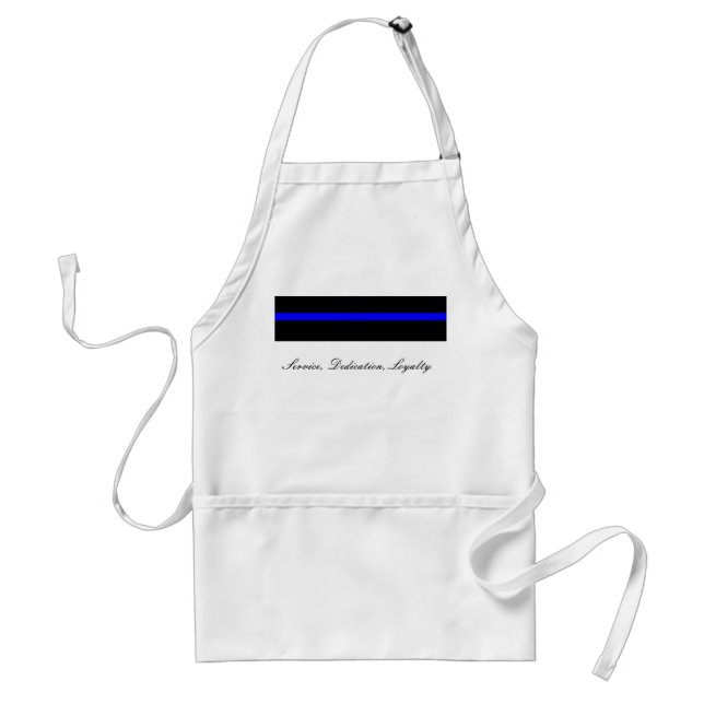 Thin blue line grilling apron (Front)