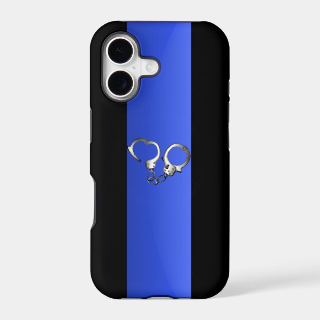 Thin Blue Line & Handcuffs (Back)