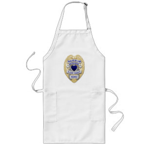 Thin Blue Line - Have you hugged a cop today? Long Apron