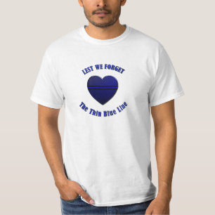 Thin Blue Line Heart T-Shirt
