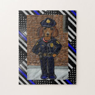 THIN BLUE LINE JIGSAW PUZZLE