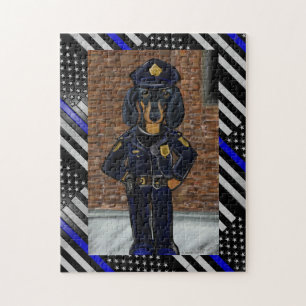 THIN BLUE LINE JIGSAW PUZZLE