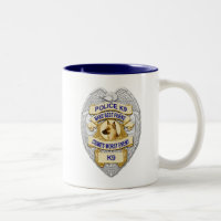 Thin Blue Line K9 Badge