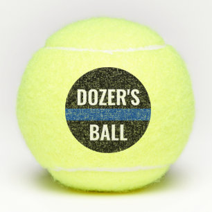 Thin Blue Line K9 Police Dog Personalised Tennis Balls