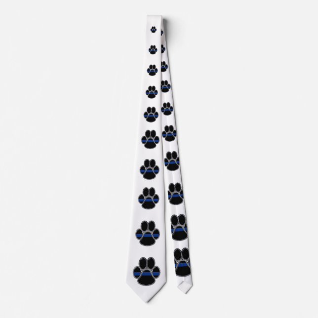 Thin Blue Line K-9 Tie (Front)