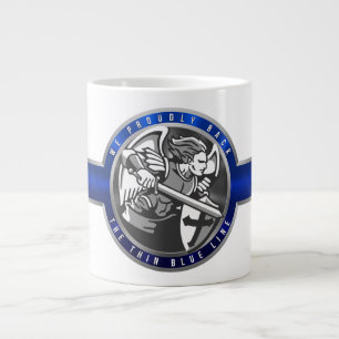 Thin Blue Line Large Coffee Mug