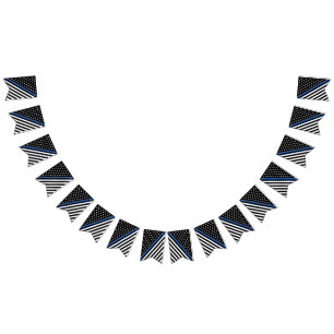 Thin Blue Line Law Enforcement Flag