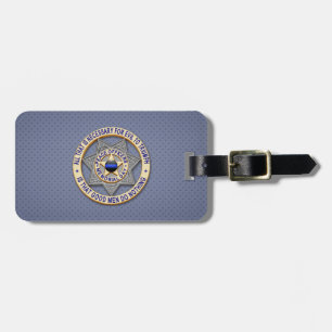 Thin Blue Line Luggage Tag