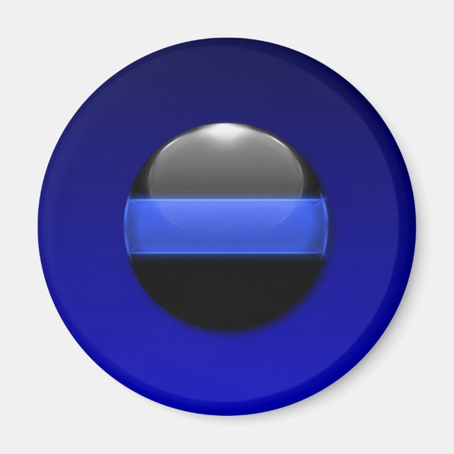 Thin Blue Line Magnet (Front)