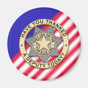 Thin Blue Line Magnet