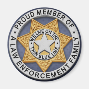 Thin Blue Line Magnet