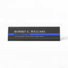 Thin Blue Line Minimal Personalised Police