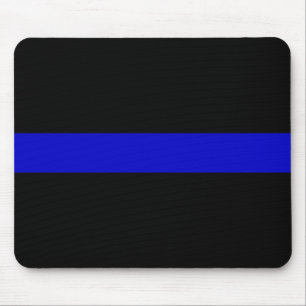 Thin Blue Line Mouse Mat