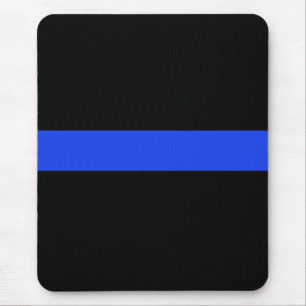 Thin Blue Line Mouse Mat