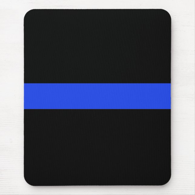 Thin Blue Line Mouse Mat (Front)