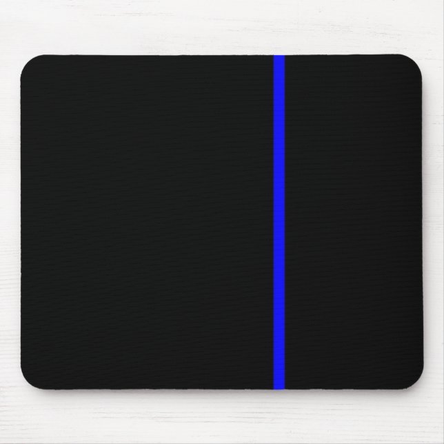 Thin Blue Line Mouse Mat (Front)