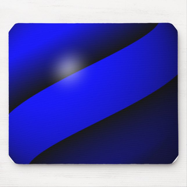Thin Blue Line Mouse Mat (Front)