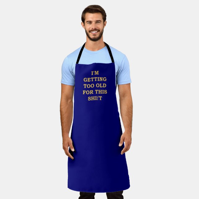 Thin Blue Line - Old Shift Long Apron (Worn)