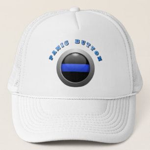 Thin Blue Line - Panic Button Trucker Hat