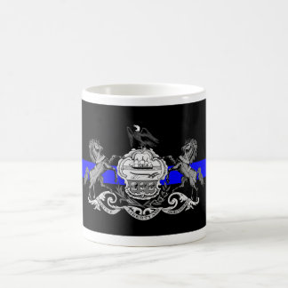 THIN BLUE LINE PENNSYLVANIA STATE FLAG COFFEE MUG