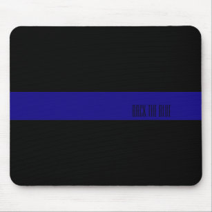 Thin Blue Line Personalised Mouse Pad