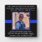 Thin Blue Line Photo Police Officer Memorial