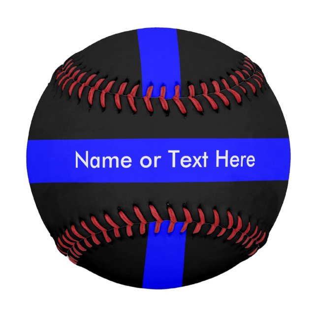 Thin Blue Line Police Baseball (Front)