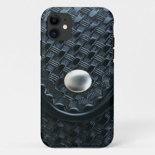 Thin Blue Line - Police Basket Weave Belt Keeper iPhone 11 Case