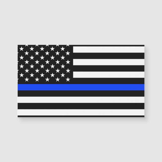 Thin Blue Line Police Flag (Front)