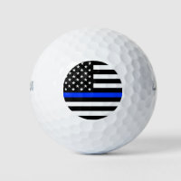 Thin Blue Line Police Flag