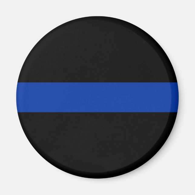thin blue line police law magnet (Front)