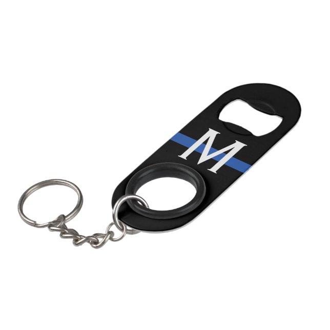 Thin Blue Line Police Monogram (Front Angled)