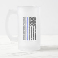 Thin Blue Line - Police Officer - Beer Mug