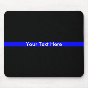 Thin blue line Police Support Mouse Mat