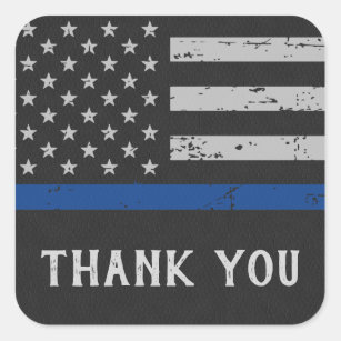 The Thin Blue Line Police Officer Stickers 376 Results Zazzle UK