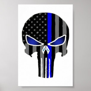 Thin Blue Line Poster