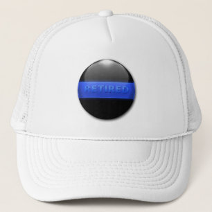 Thin Blue Line - Retired Officer Trucker Hat