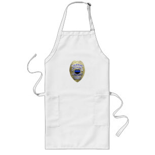 Thin Blue Line - Retired Police Long Apron