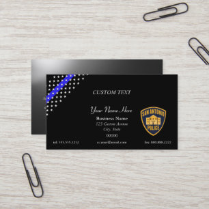 Thin Blue Line San Antonio Business Card