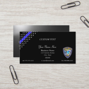 Thin Blue Line Santa Monica Police Business Card