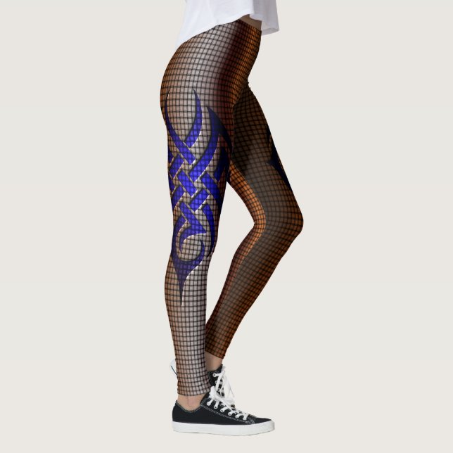 Thin Blue Line - Starburst Leggings (Right)